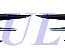 KIT GRIGLIE P/TI ANT DX+SX NERA LUCIDA RENAULT MEGANE 01/20>