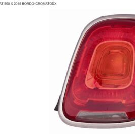 GR OTTICO P/DX C/CORNICE CROM FIAT 500 X 10/14>