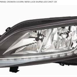 FARO DX 2H7 C/DRL LED  C/MOT EL PEUG BOXER 01/14> NERO-GRIGIO