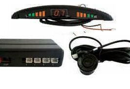SENSORE PARCHEGGIO A 4 SENSORI CON DISPLAY CON FILO