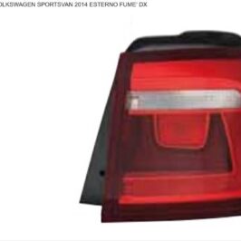 GR OTTICO P/DX EST ROSSO SCURO VW GOLF SPORTSVAN 04/14>