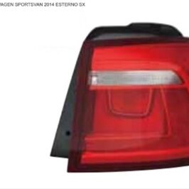 GR OTTICO P/SX EST ROSSO CHIARO VW GOLF SPORTSVAN 04/14>