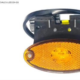 FANALE LATERALE DX-SX UNIVERSALE OVALE A LED
