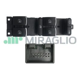 BLOCCO 4 INTER.GOLF IV 98>ANT+POST C/BORDO CROMATO 9 PIN