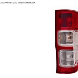 FANALE P/SX FORD RANGER 01/12> S/RETRONEBBIA