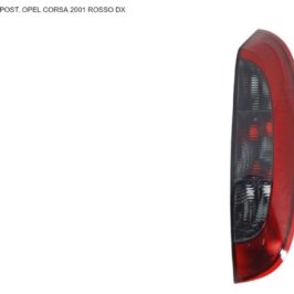 GR OTTICO P/DX OPEL CORSA C 10/00> ROSSO