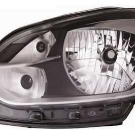 FARO SX H4 PRED REG ELET VW UP 01/12>PARAB NERA BORDO CROM