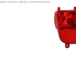 FANALE RETRONEBBIA SX PEUGEOT 2008 01/19> 3008 01/16>