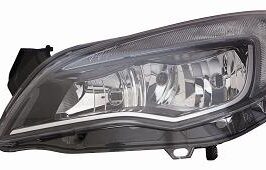FARO DX 2H7 C/MOT EL DRL OPEL ASTRA J 01/10> PARAB NERA C/BORDO
