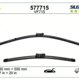 VF715 KIT SPAZZOLE TERGI SILENCIO FLAT BLADE (MM 680+550)