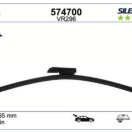 VR296 SPAZZOLA TERGI SILENCIO REAR BLADE (MM 165)