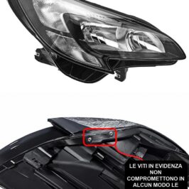 FARO DESTRO 2H7 CON MOTORINO EL OPEL CORSA E 01/14>05/19