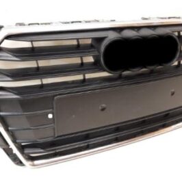 GRIGLIA NERA C/CORNICE CROMATA +SENS AUDI A4 10/15>