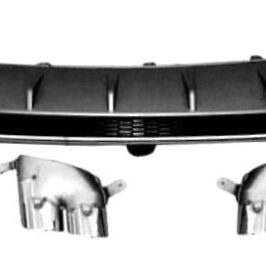 SPOILER P/TI POST DOPPIO SCAR 2 TUBI AUDI A7/RS7 01/15>